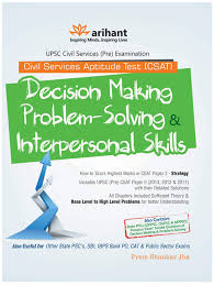 Arihant CSAT Decision Making Problem Solving and Interpersonal Skills